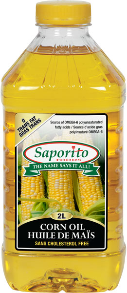 Saporito Foods Corn Oil 2L Bottle