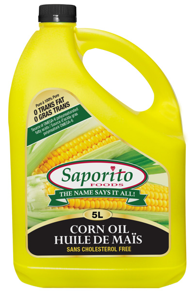 Saporito Foods Corn Oil 5L Jug