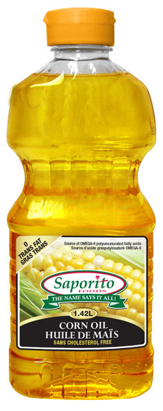 Saporito Foods Corn Oil 1.42L Bottle