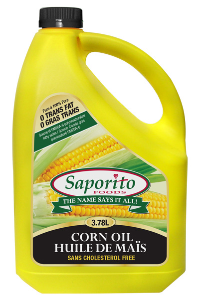Saporito Foods Corn Oil 3.78L Jug
