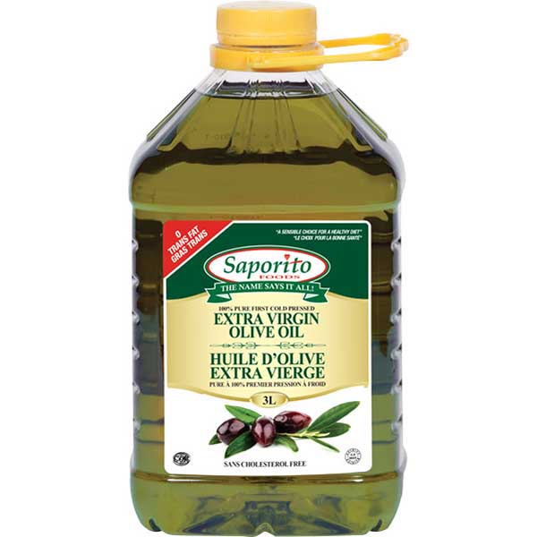 Saporito Foods Extra Virgin Olive Oil (Italy) 3L Bottle