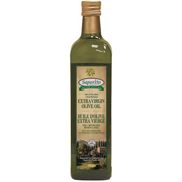 Saporito Foods Extra Virgin Olive Oil (Italy) 750mL Bottle